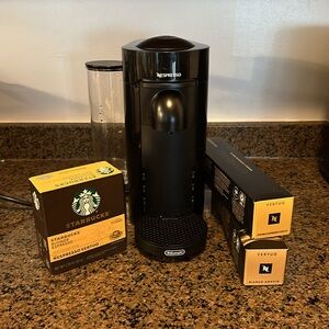 Nespresso VertuoPlus Coffee Machine with Capsules